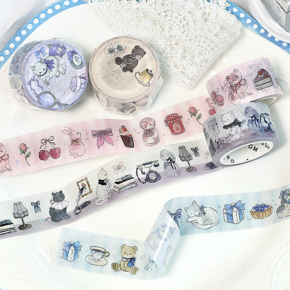 BGM Washi Tape - Marchen (Fairy Tale) Party - Tea Time