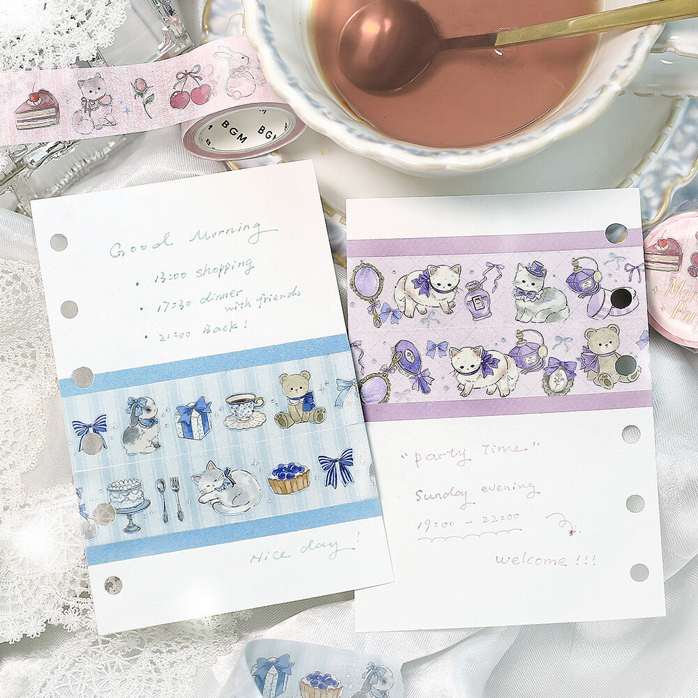 BGM Washi Tape - Marchen (Fairy Tale) Party - Tea Time
