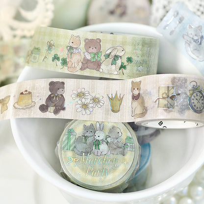 BGM Washi Tape - Marchen (Fairy Tale) Party - Milk Tea