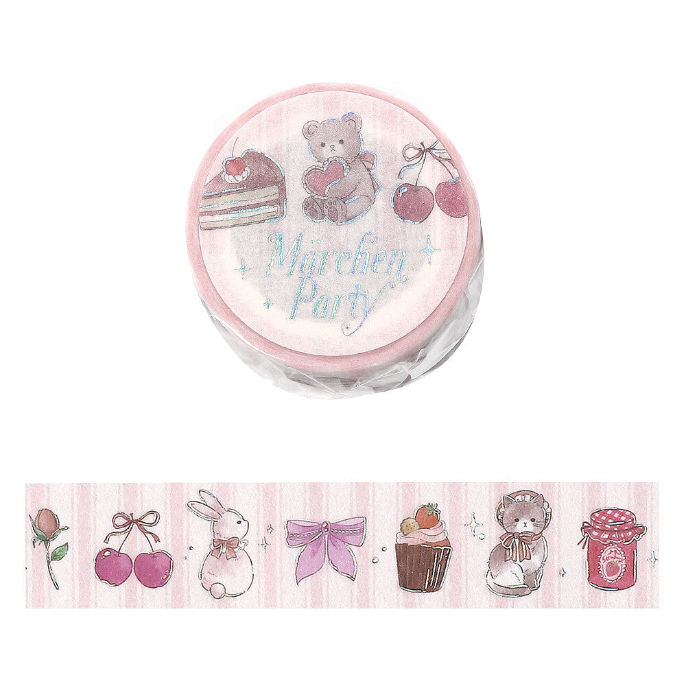 BGM Washi Tape - Marchen (Fairy Tale) Party - Strawberry