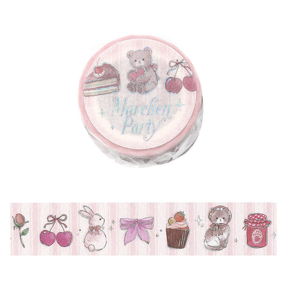 BGM Washi Tape - Marchen (Fairy Tale) Party - Strawberry