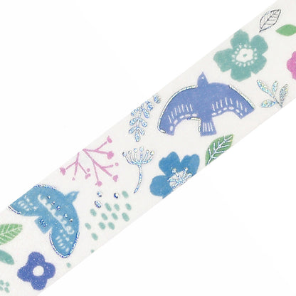 BGM Washi Tape - Nordic Forest - Bird Song