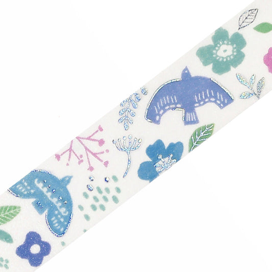 BGM Washi Tape - Nordic Forest - Bird Song
