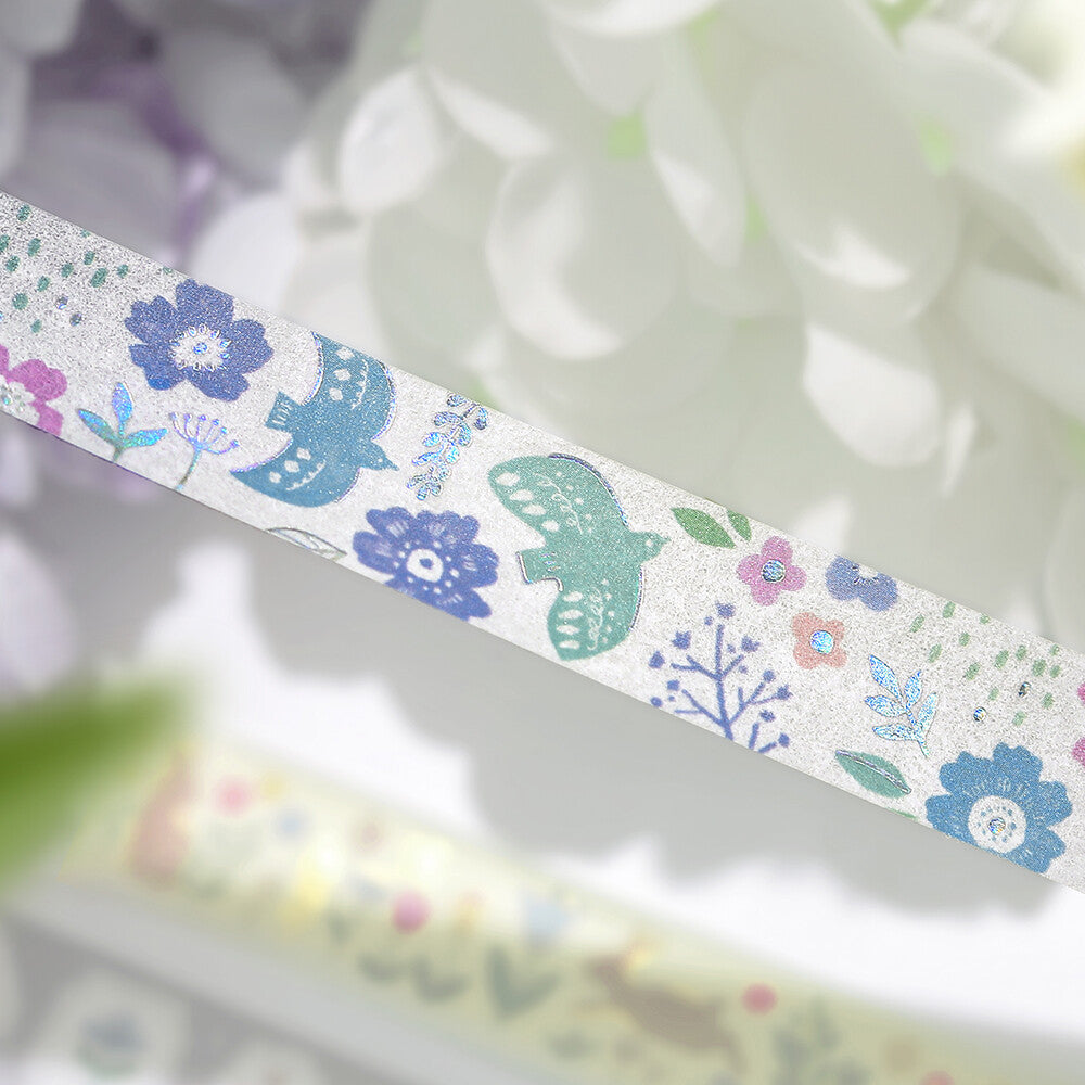 BGM Washi Tape - Nordic Forest - Bird Song