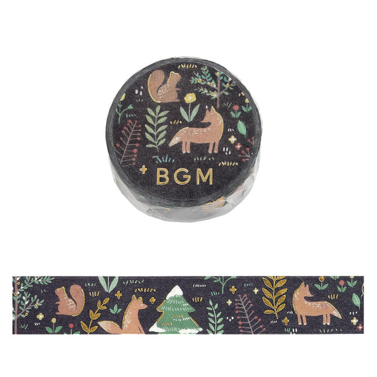 BGM Washi Tape - Nordic Forest - Moonlit Forest