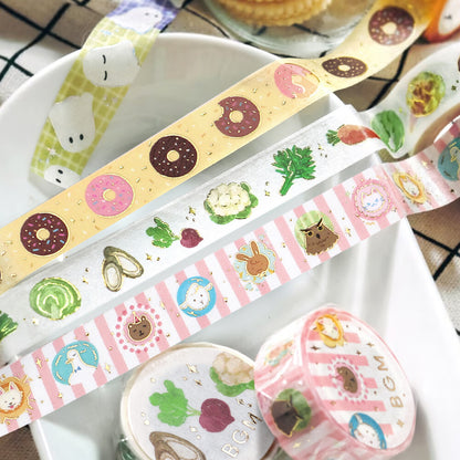BGM Washi Tape - Colorful Ghosts