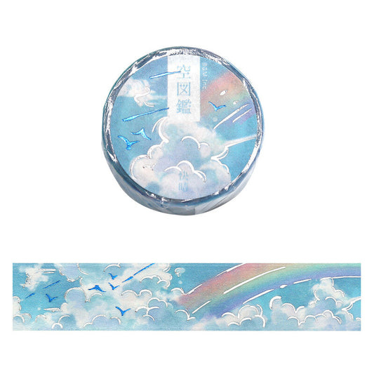 BGM Washi Tape - Illustrated Sky - Serene Rainbow