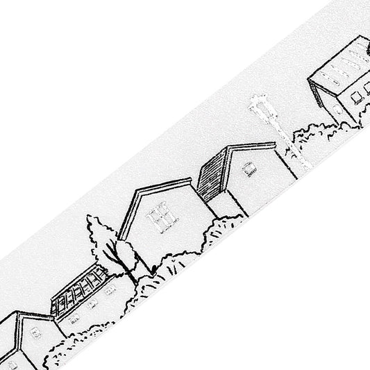 BGM Washi Tape - Monotone Series - Cityscape