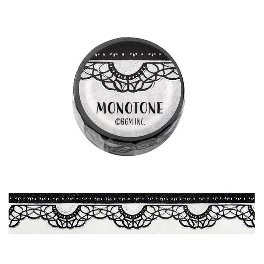 BGM Washi Tape - Monotone Series - Lace