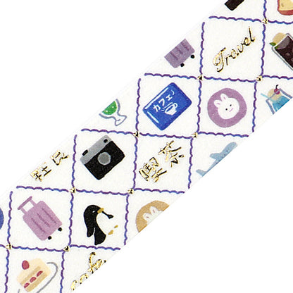 BGM Washi Tape - World Cafe Travelogue Series - Mini Pattern