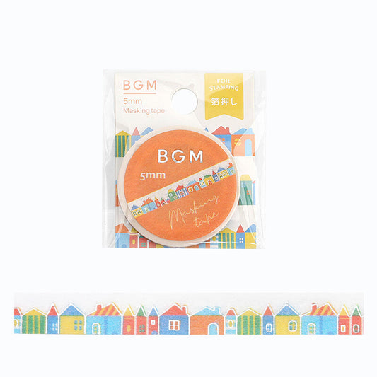 BGM Slim Washi Tape - Adorable House