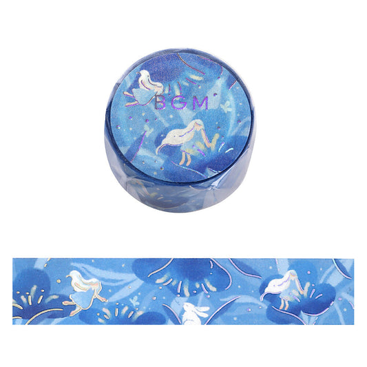 BGM Washi Tape - Flower Story - Night