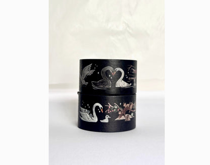 Book Moth Press - Washi Tape - Swans In The Night