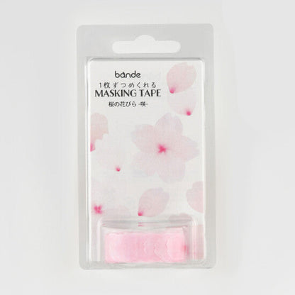 Bande Washi Tape Sticker Roll - Cherry Blossom Petals in Bloom