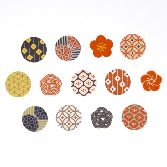 Bande Washi Tape Sticker Roll - Japanese Pattern - Plum Blossom