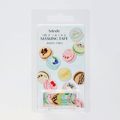 Bande Washi Tape Sticker Roll - Fancy Macarons