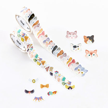 Bande Washi Tape Sticker Roll - Stylish Cats