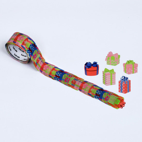 Bande Washi Tape Sticker Roll - Present II