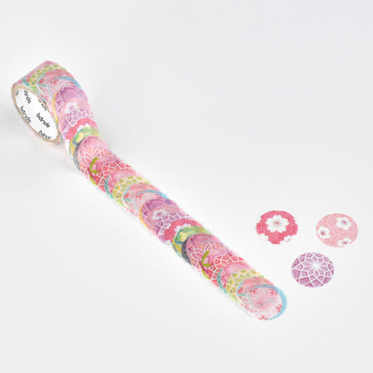 Bande Washi Tape Sticker Roll - Cherry Blossom Temari