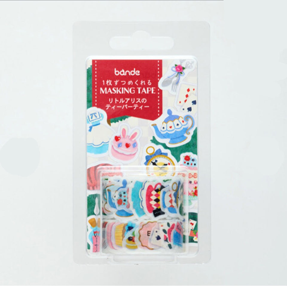 Bande Washi Tape Sticker Roll - Alice's Tea Party