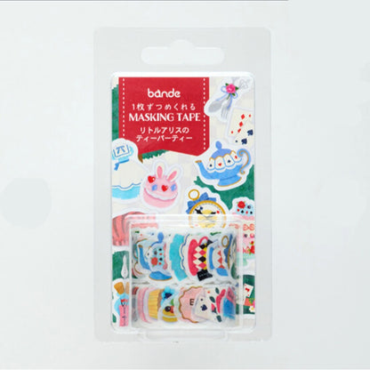 Bande Washi Tape Sticker Roll - Alice's Tea Party