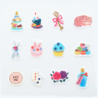 Bande Washi Tape Sticker Roll - Alice's Tea Party
