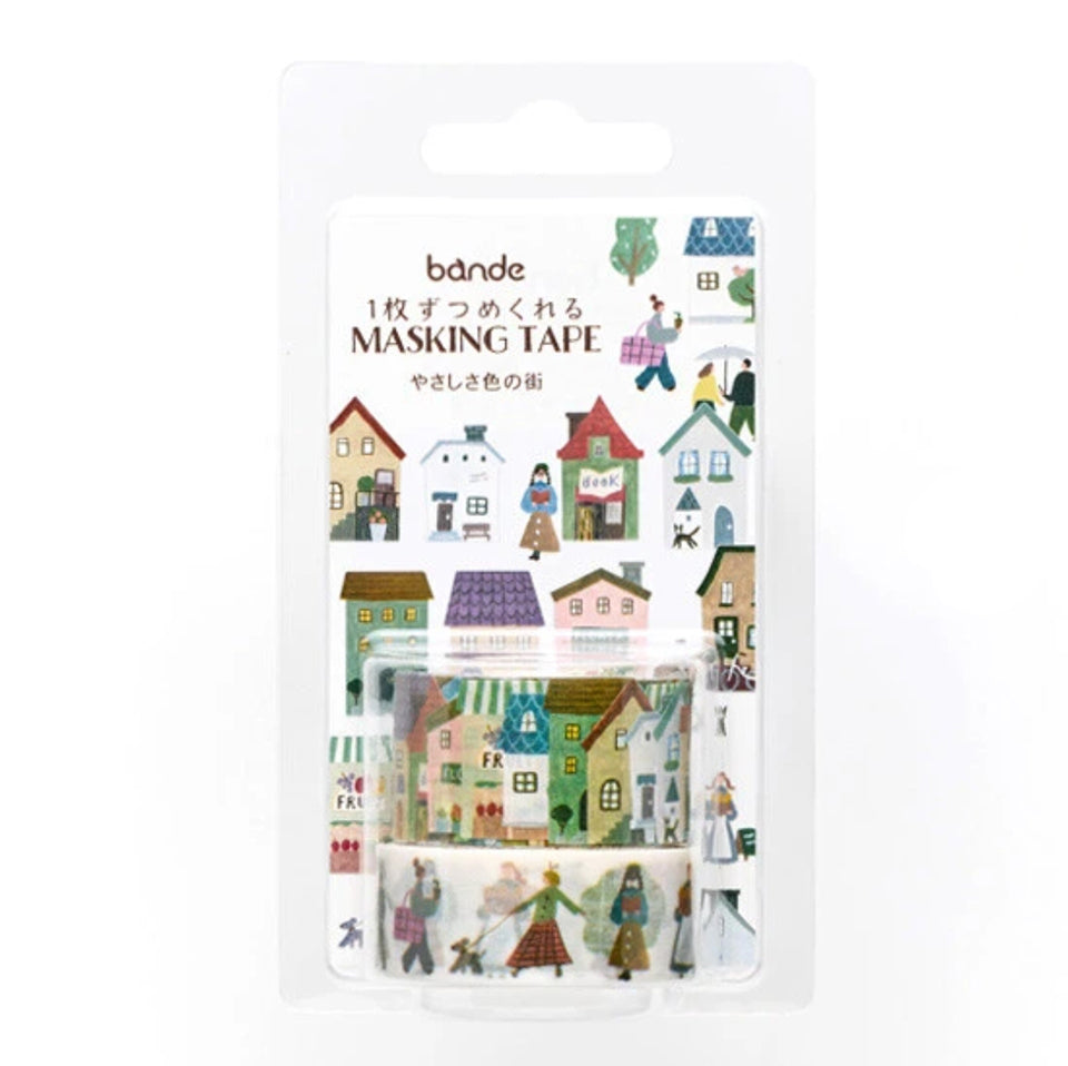 Bande Washi Tape Sticker Roll - Yasashisa Town – Ink & Starstuff