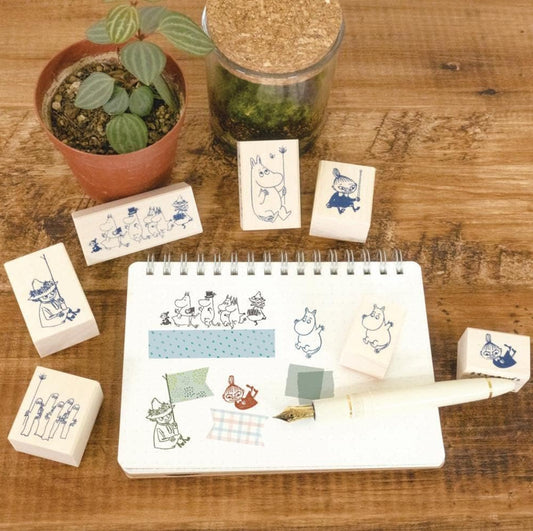 Beverly - Rubber Stamp - Moomin - Moomin and Butterfly