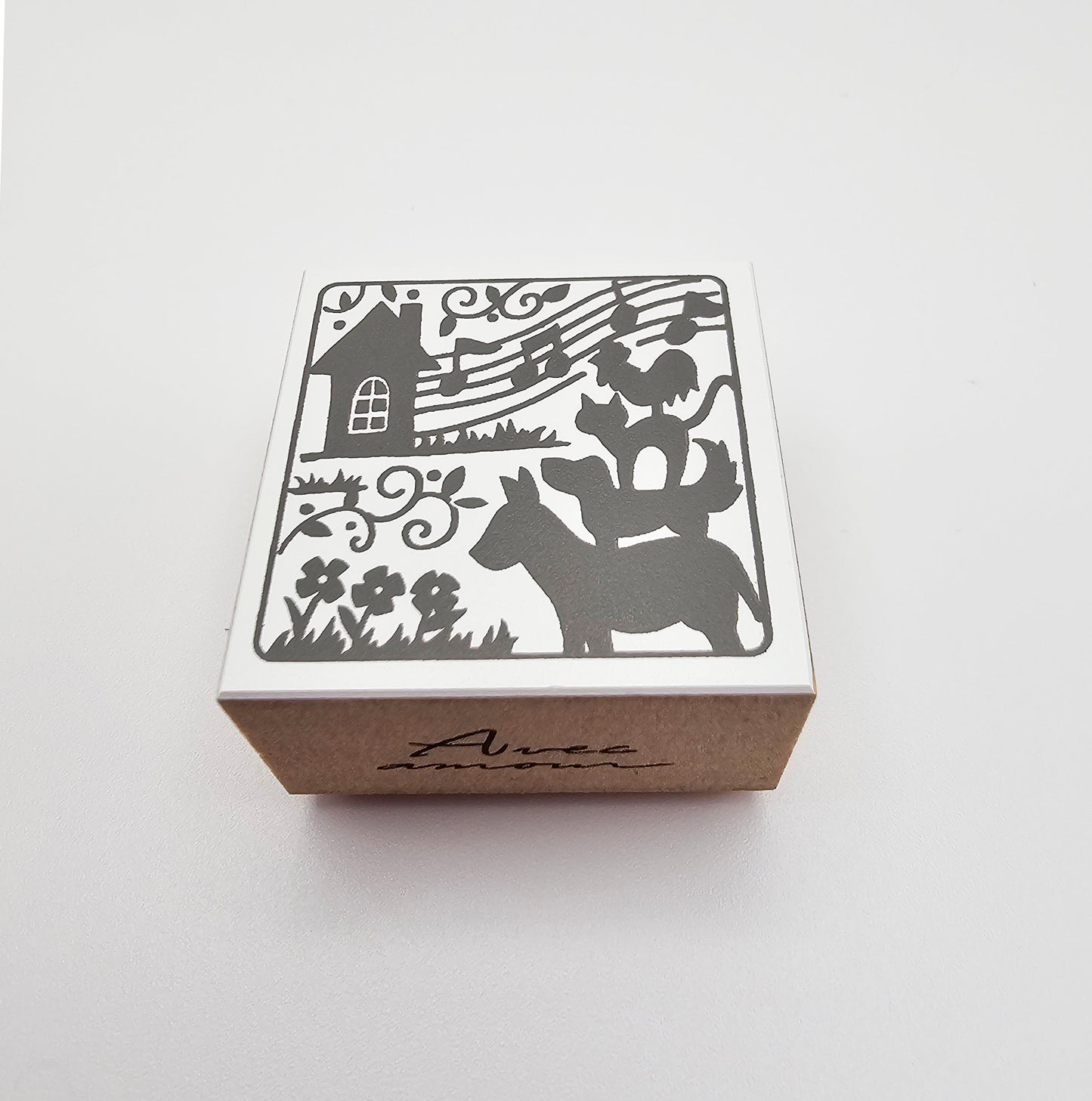 Sanby x Avec Amour - Grimm's Fairy Tales Silhouette Stamps - The Town Musicians of Bremen