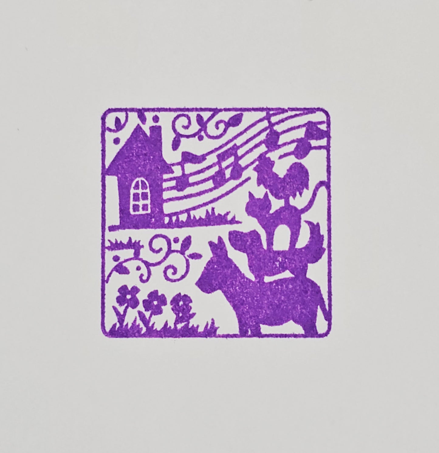 Sanby x Avec Amour - Grimm's Fairy Tales Silhouette Stamps - The Town Musicians of Bremen
