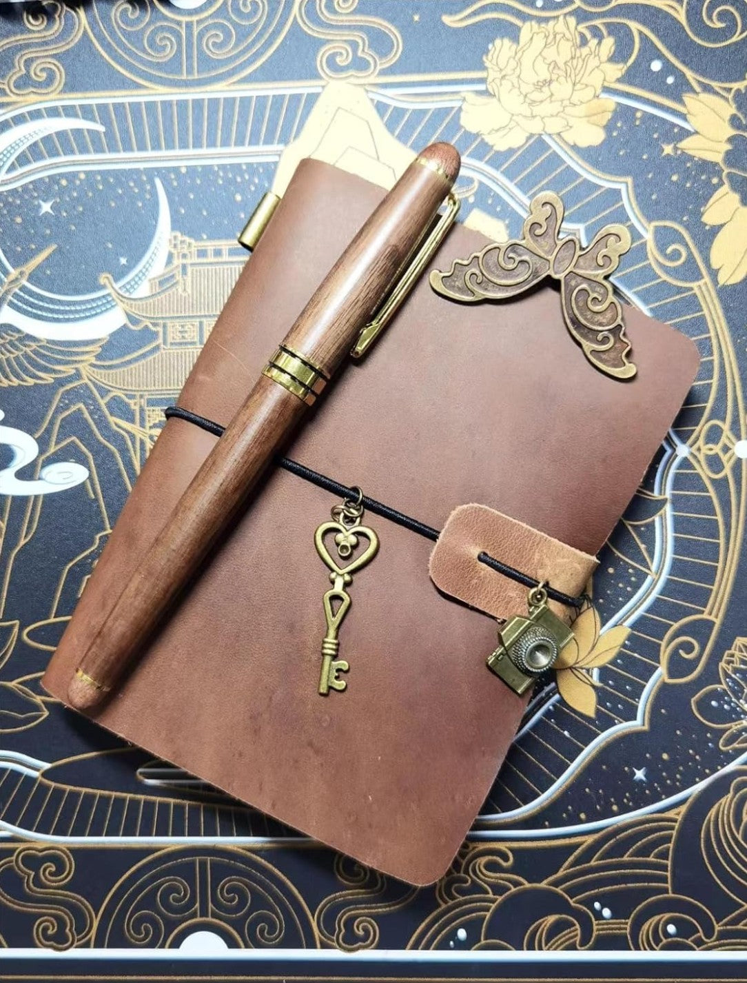 Antique Brass Butterfly Journal Clip
