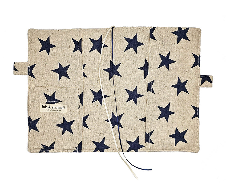 Canvas Cover for A5 Notebooks - Starry-Eyed
