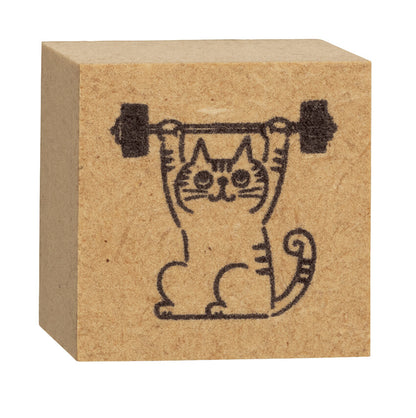 Cat Life Rubber Stamp - Training