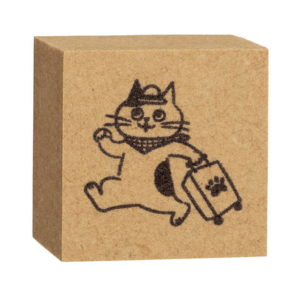 Cat Life Rubber Stamp - Travel
