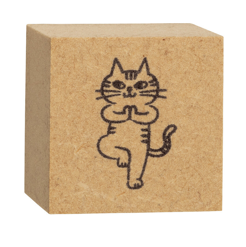 Cat Life Rubber Stamp - Yoga