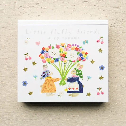 Cozyca  - Aiko Fukawa - Little Fluffy Friends Memo Pad