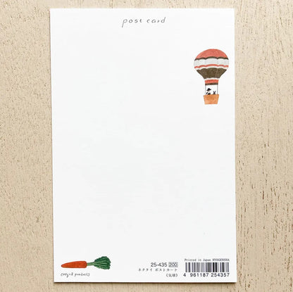 Cozyca - Necktie - Balloon Foil-Stamped Postcard