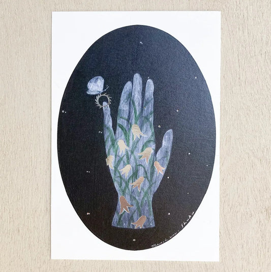 Cozyca - Nishi Shuku - Day Dream - Foil-Stamped Postcard