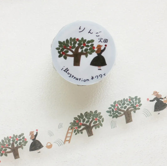 Cozyca Clear Tape - Necktie - Apple Orchard