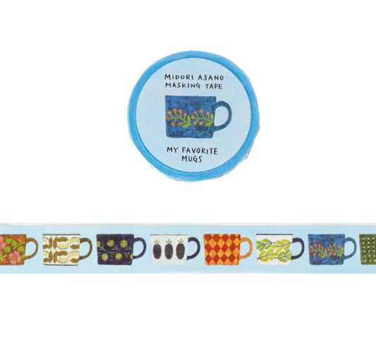 Cozyca Washi Tape - Midori Asano - My Favorite Mugs