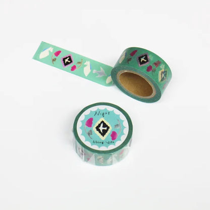 Cozyca Washi Tape - Yuka Hiiragi - Night