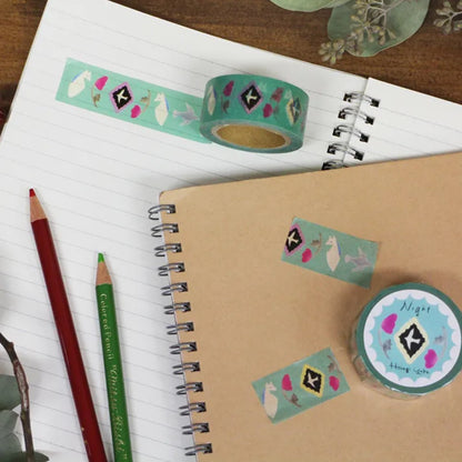 Cozyca Washi Tape - Yuka Hiiragi - Night