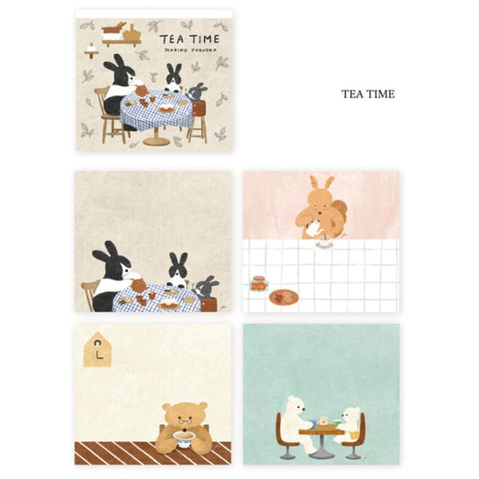 Cozyca Note Pad - Tea Time