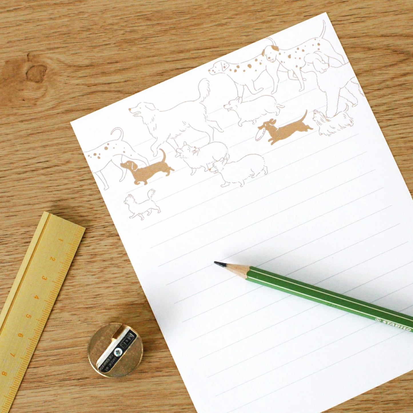 El Commun - Ah La La Letterpress Letter Set - Dogs
