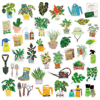 Greeting Life - Haco Flake Stickers - Green