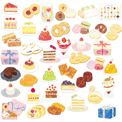 Greeting Life - Haco Flake Stickers - Patisserie