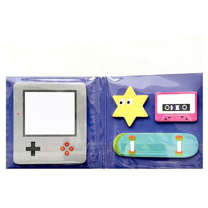 Greeting Life - Sticky Note Folio - Retro Games