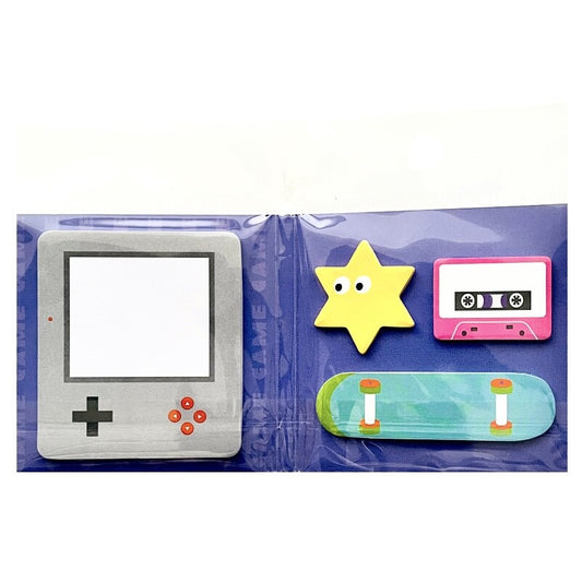 Greeting Life - Sticky Note Folio - Retro Games