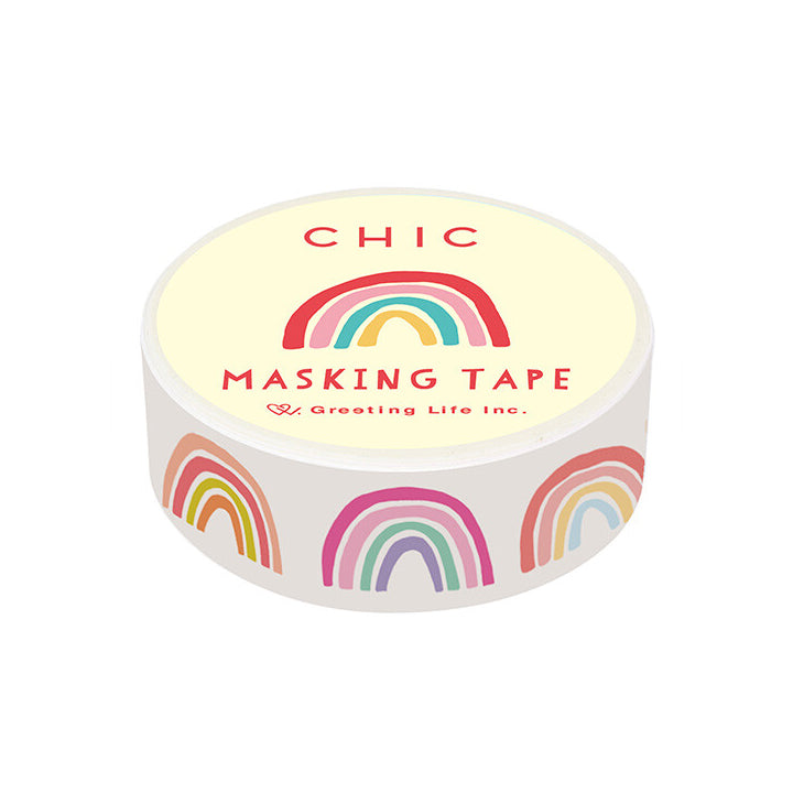 Greeting Life - Washi Tape - Chic Series - Rainbows