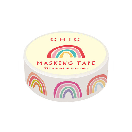 Greeting Life - Washi Tape - Chic Series - Rainbows
